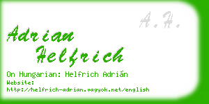 adrian helfrich business card